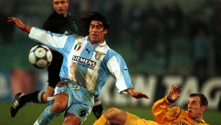 El pase de Salas a la Lazio sigue siendo uno de los 20 más caros de la historia del fútbol italiano. (Foto: Getty).