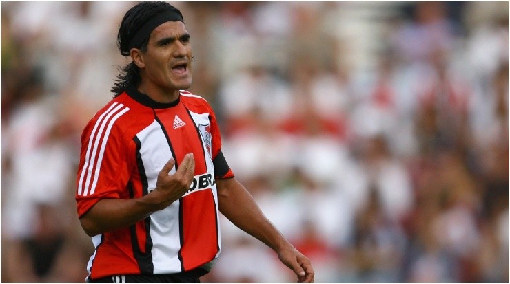 Ariel Ortega se puso la camiseta tricolor en 2007 y 2008 (Getty)