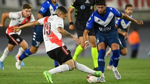 Juan Fernando Quintero jugó 27 minutos en el empate entre River y Vélez y fue de lo mejor de la cancha, sus números así lo demuestran.