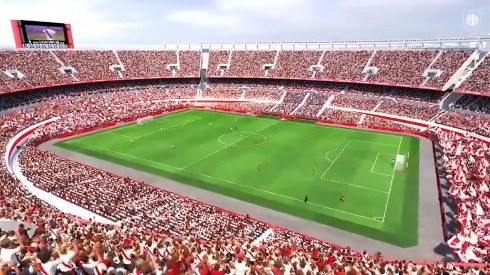 Así se verá el nuevo estadio Monumental.