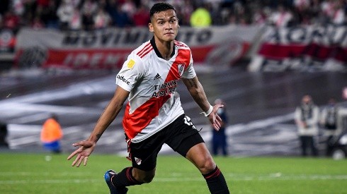 Herrera convirtió su segundo gol con la camiseta de River