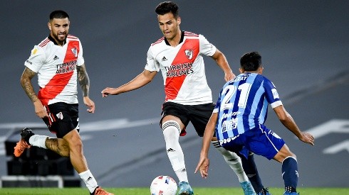 Cristian Ferreira volvió a jugar de manera oficial en River