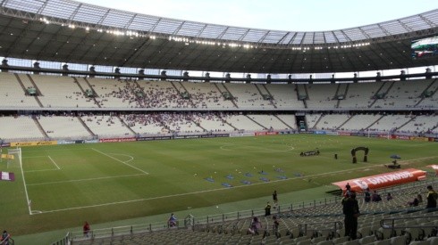 River jugará el jueves contra Fortaleza en el Arena Castelão, un estadio con capacidad para 65 mil personas.