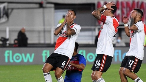 Los gestos de Díaz, Martínez y Enzo Pérez retratan a la perfección lo que fue la actuación de River ante Tigre.