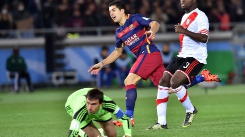 Luis Suárez la rompió en el Mundial de Clubes y marcó dos goles ante River