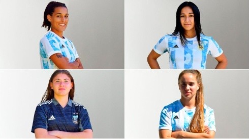 Las cuatro jugadoras de River que fueron citadas para representar a la Selección Argentina Sub 20 en el Torneo de La Alcudia.