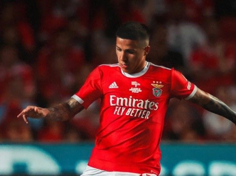 Enzo Fernández hace su debut oficial en Benfica