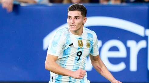 Julián anotó su segundo tanto con la camiseta de la Selección Argentina.