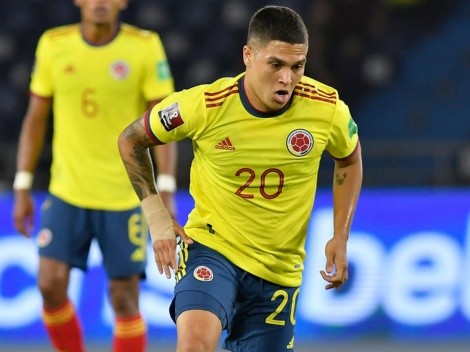 Juanfer: titular y asistencia en el amistoso de Colombia