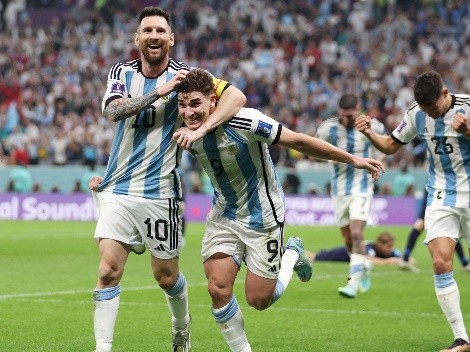 Messi: “Julián fue una aparición extraordinaria, es una bestia”