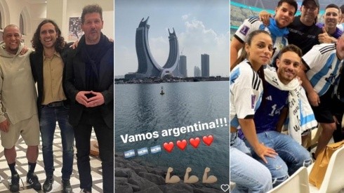 El aguante de los ex jugadores de River para la Argentina en Qatar