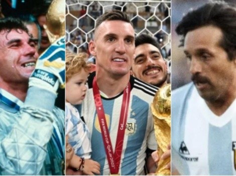 Se suma Armani: los jugadores de River campeones del mundo con Argentina