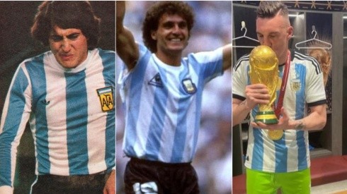 River aportó por lo menos un campeón del mundo en todas las consagraciones de Argentina.