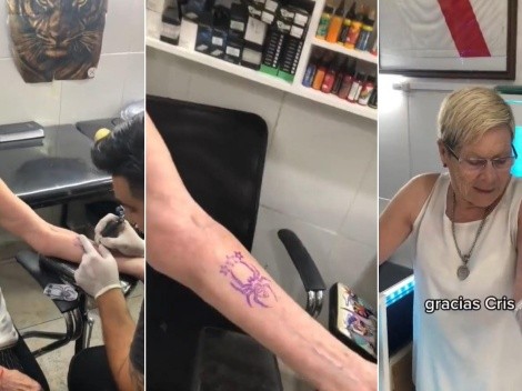 La abuela que pica: la increíble historia de una mujer de 80 años que se tatuó una araña por Julián