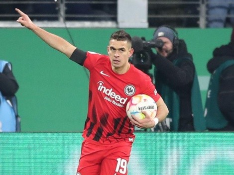 Borré marcó un golazo en la clasificación del Frankfurt en la Copa de Alemania