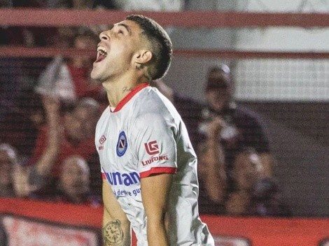 Santiago Montiel: debut goleador en Primera y una increíble coincidencia con Cachete