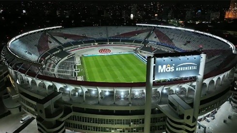 El Estadio Monumental está listo para recibir a los campeones del mundo.