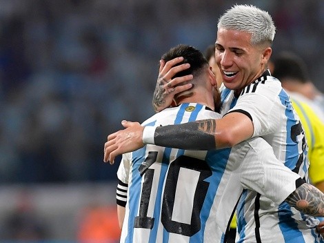 Argentina bailó a Curazao al compás de Messi, Enzo y Montiel