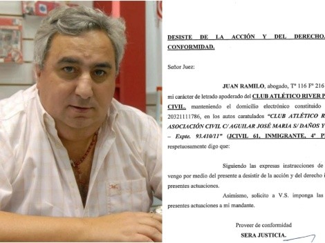 Las razones por las que River desestimó el juicio contra José María Aguilar