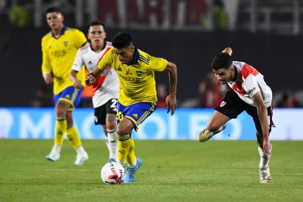El último superclásico se jugó en el Monumental y terminó 1-0 en favor de Boca. (Foto: Getty).