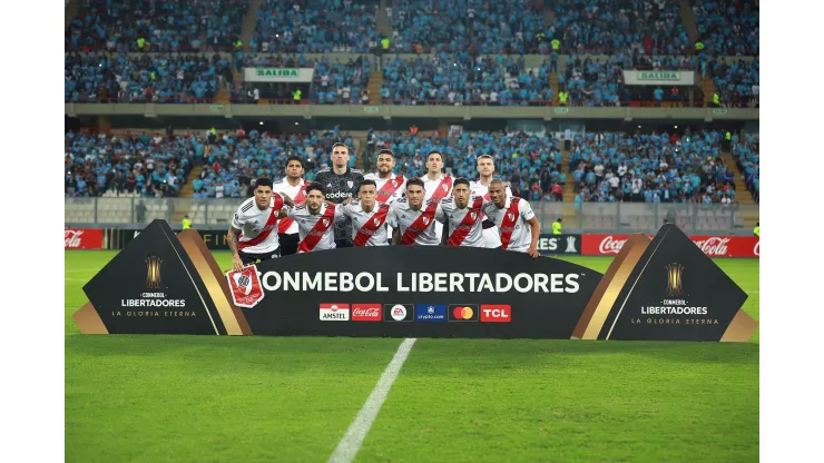 Los once de River que salieron a jugar en Lima.
