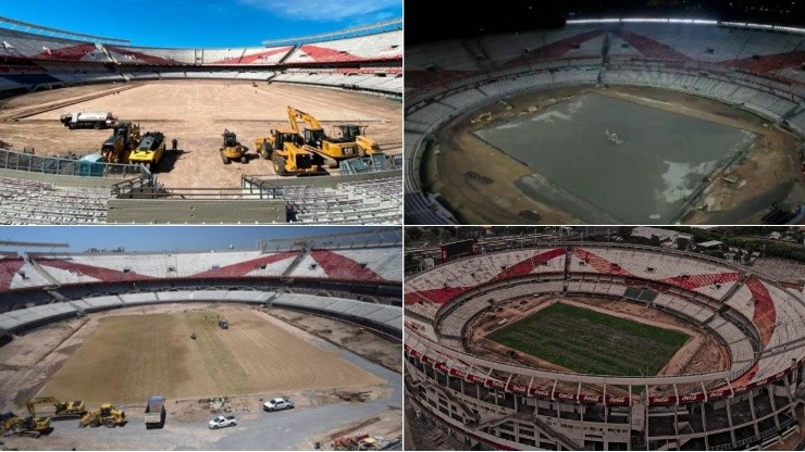 Las obras en el Monumental paso a paso. Los plazos se están cumpliendo y River volvería a jugar en su estadio para mediados de febrero cuando comience la Copa Diego Maradona.