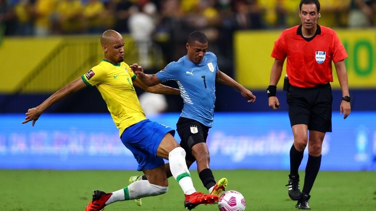 Nicolás De La Cruz jugó los primeros 45 minutos en la derrota de Uruguay ante Brasil por las Eliminatorias Sudamericanas.