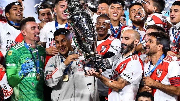 River se consagró campeón de la Liga Profesional y si bien hubo celebración en el Monumental los futbolistas la siguieron en las redes sociales.