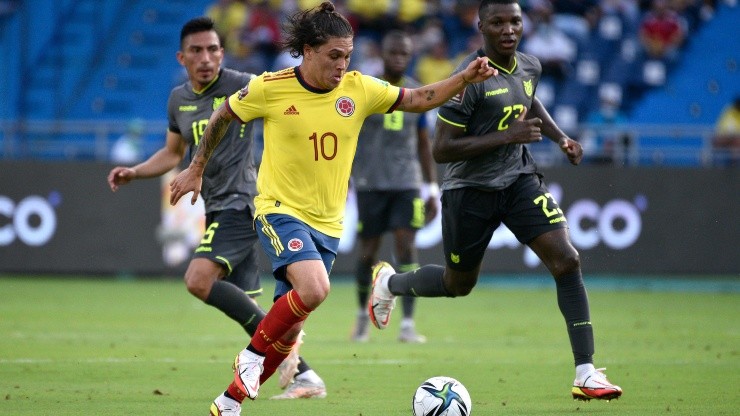 Juanfer Quintero volvió a la Selección de Colombia en 2021.
