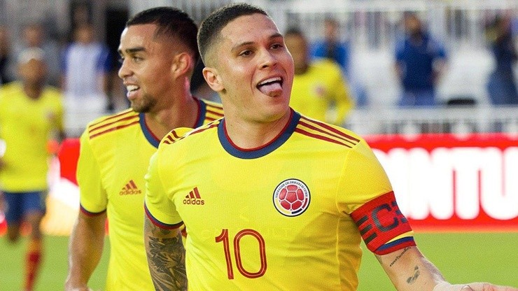 Juan Fernando Quintero marcó un gol en el amistoso con Honduras.