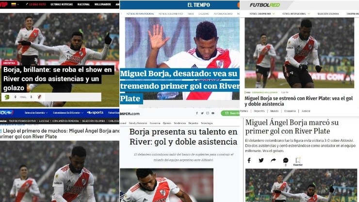 Todas las repercusiones de la gran actuación de Borja en los medios colombianos.
