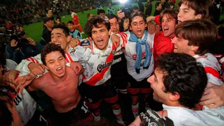 El Muñeco formó parte del plantel de River que coronó en el Clausura 1997.