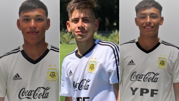 Ulises Giménez, Claudio Echeverri y Agustín Ruberto, convocados al Sub 17.