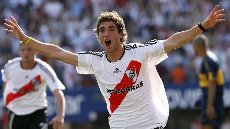 Uno de los goles más importantes que marcó el Pipita con la camiseta de River.