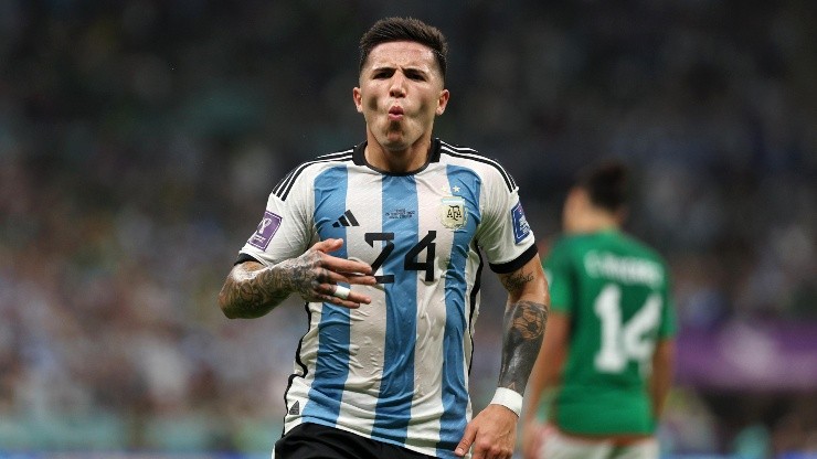 Enzo fue clave para la remontada argentina y marcó su primer gol en una Copa del Mundo