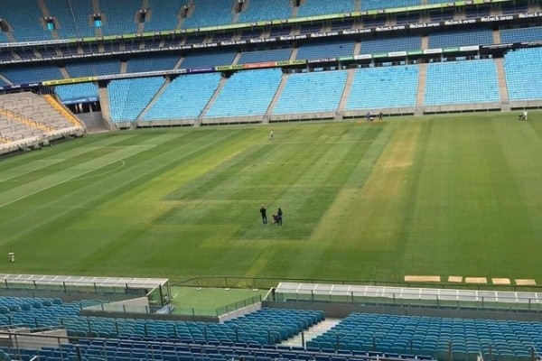 Así luce el Arena do Gremio este sábado
