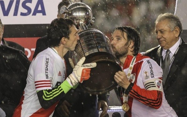Barovero, Cavenaghi y la Copa Libertadores 2015.