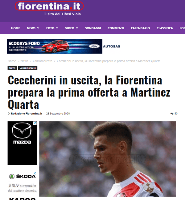 fiorentina-quiere-a-martinez-quarta fiorentina-quiere-a-martinez-quarta