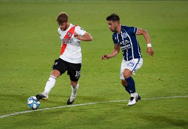 Lucas Beltrán en River vs. Godoy Cruz Azul