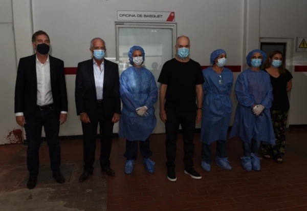 Larreta, Santilli y D'Onofrio