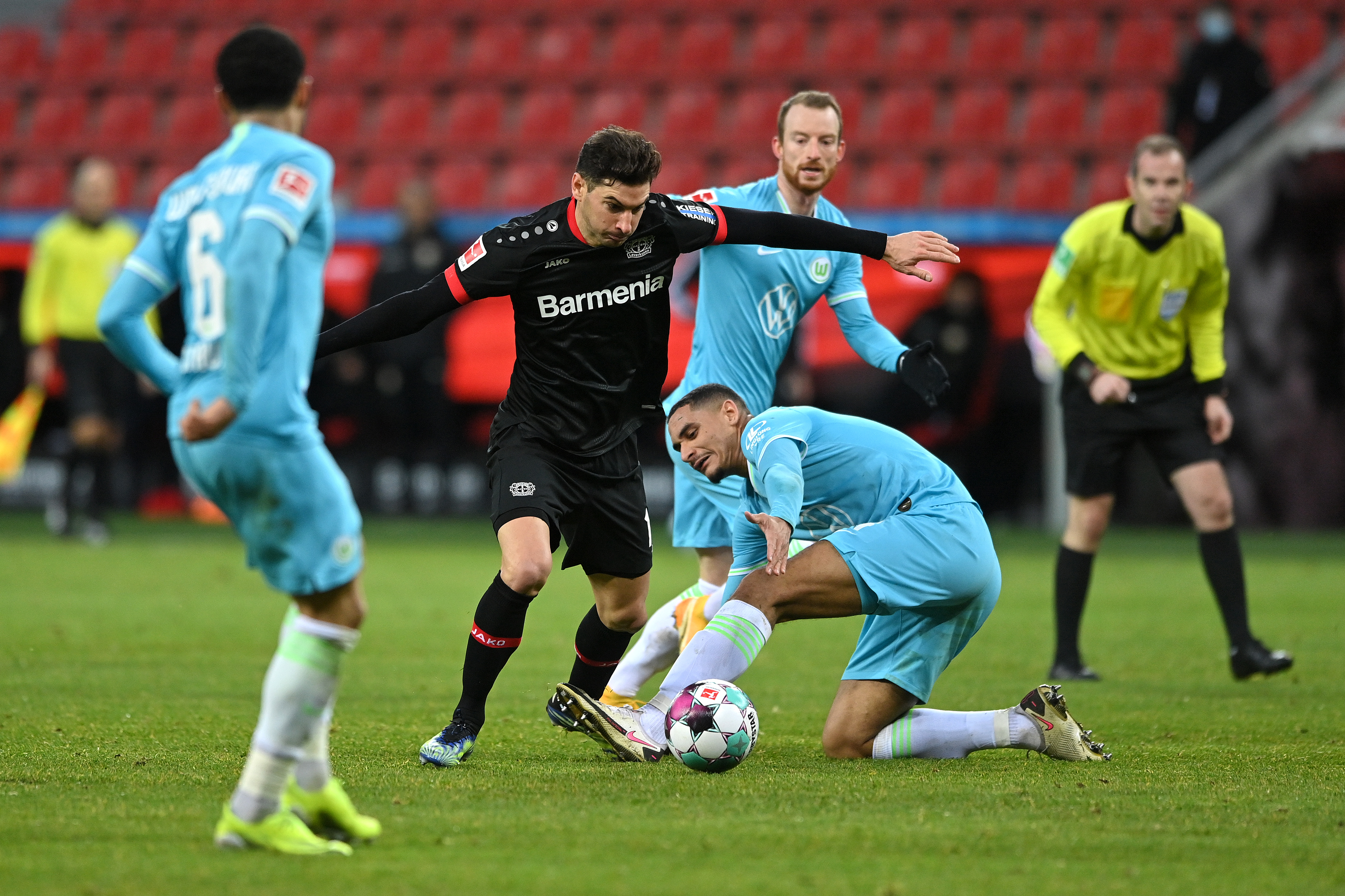 En Alemania el Pipa es compañero de Exequiel Palacios, otro ex River. (Foto: Getty).
