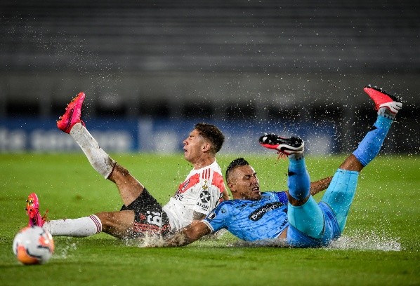 Ante Binacional fue el único partido que River disputó por Copa Libertadores en 2020. (Foto: Getty).