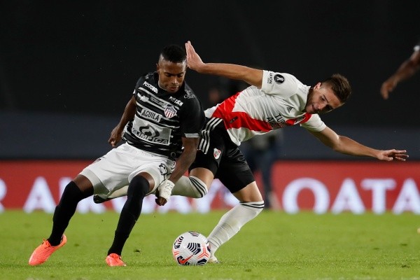 River y Junior se vieron la cara hace dos semanas en el Monumental (Foto: Getty).