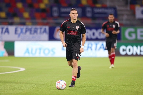 Ante Aldosivi, el colombiano marcó el gol número 3000 en torneos de AFA en la historia de River en el Monumental. (Foto: Getty).
