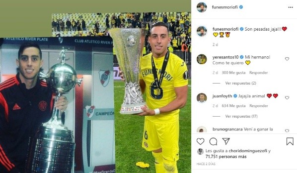 La foto que subió Ramiro a sus redes sociales (Captura)