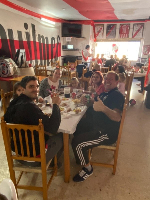 Fue una fiesta de 40 personas, con un gran asado de por medio (Filial Málaga)