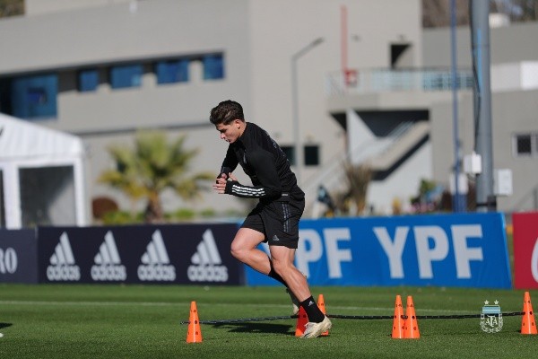Álvarez afronta su primera Copa América con la Mayor. (Foto: Prensa AFA).