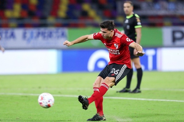 El zurdo lleva dos goles oficiales con la camiseta de River. (Foto: Getty).