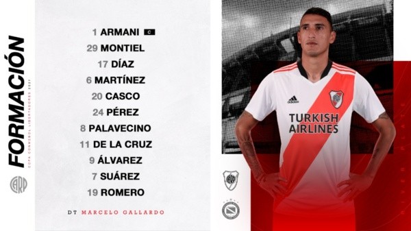 Los once elegidos por el Muñeco para esta noche.