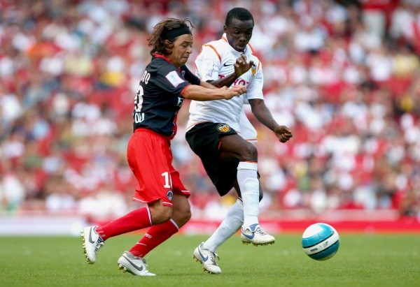 Gallardo con la 10 del PSG (Getty)